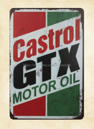 Castrol Oil Gtx - Bahçe reprodüksiyonları Castrol Gtx Motor Yağı