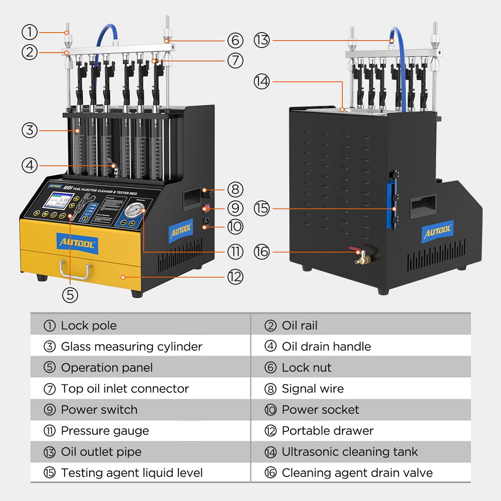 AUTOOL CT500 GDI EFI FEI Yakıt - Fuel Injector Tester incelemesi ve fiyatı