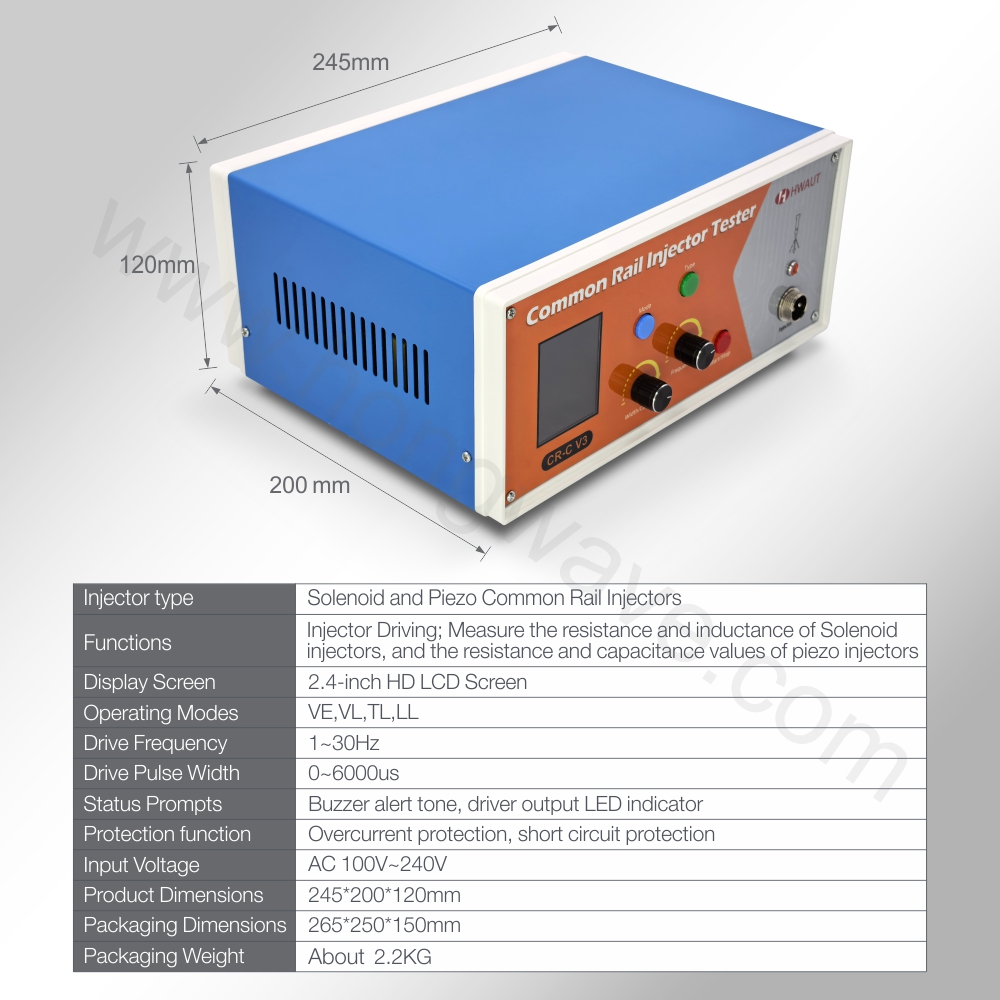 HWAUT CR-C V3 Common Rail Enje - Fuel Injector Tester incelemesi ve fiyatı