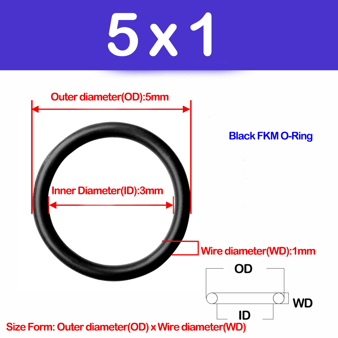WD CS 1/1.2/1.5mm, NBR O Ring  - Auto Repair Cs incelemesi ve fiyatı