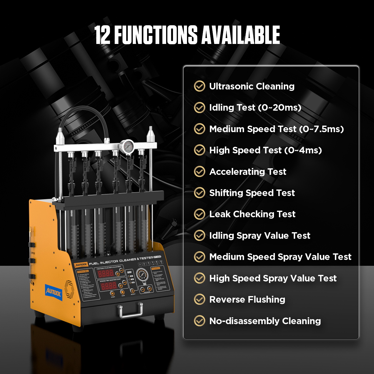 AUTOOL CT400 GDI EFI FEI Piezo - Fuel Injector Tester incelemesi ve fiyatı
